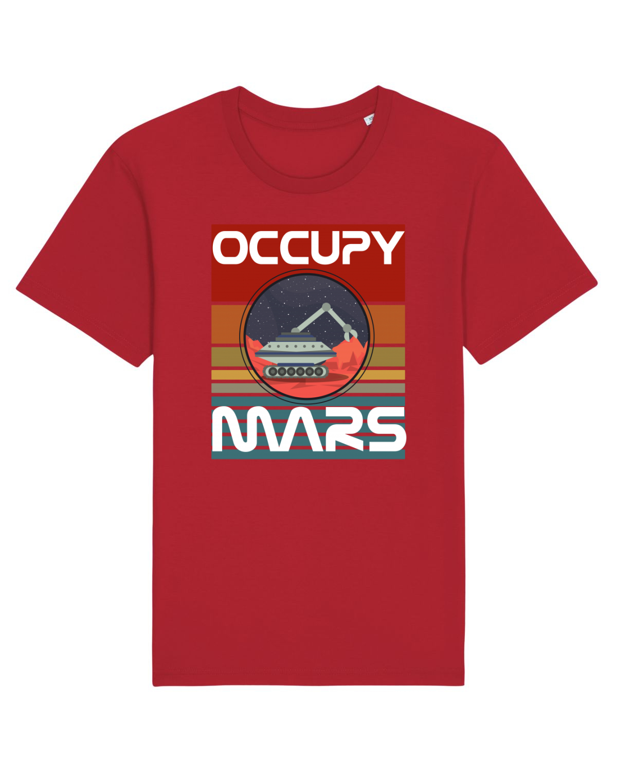 Tricou mânecă scurtă Unisex Rocker Red