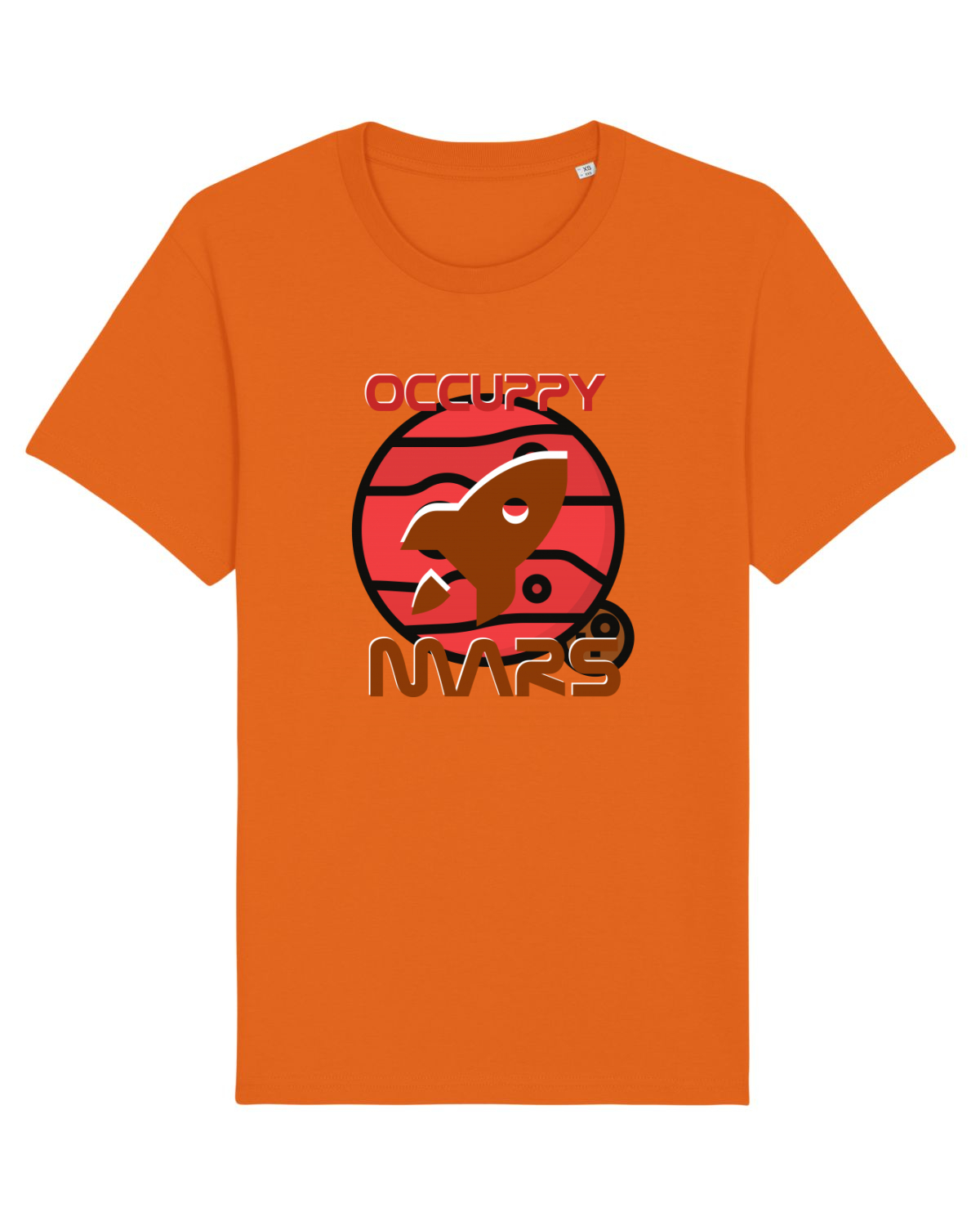 Tricou mânecă scurtă Unisex Rocker Bright Orange