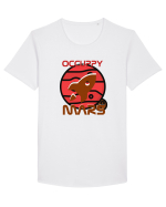 OCCUPY MARS Tricou mânecă scurtă guler larg Bărbat Skater