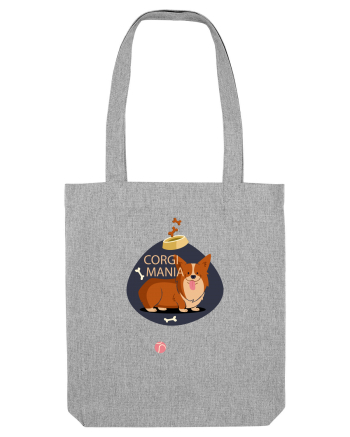 Corgi Mania Heather Grey