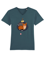 Corgi Mania Tricou mânecă scurtă guler V Bărbat Presenter