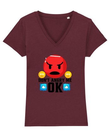 Don't Angry Me Burgundy