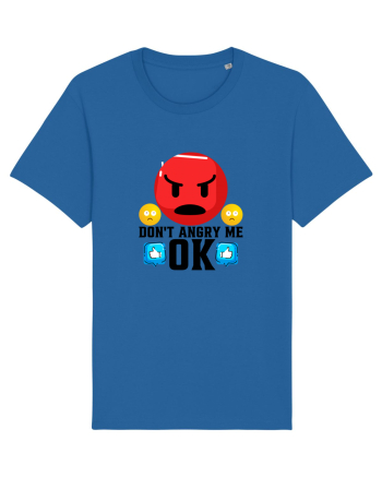 Don't Angry Me Royal Blue