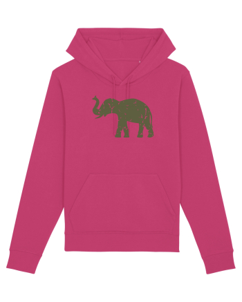 Camo Elephant Raspberry