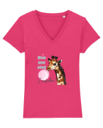 Blow Your Mind Tricou mânecă scurtă guler V Damă Evoker