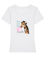 Blow Your Mind Tricou mânecă scurtă guler larg fitted Damă Expresser