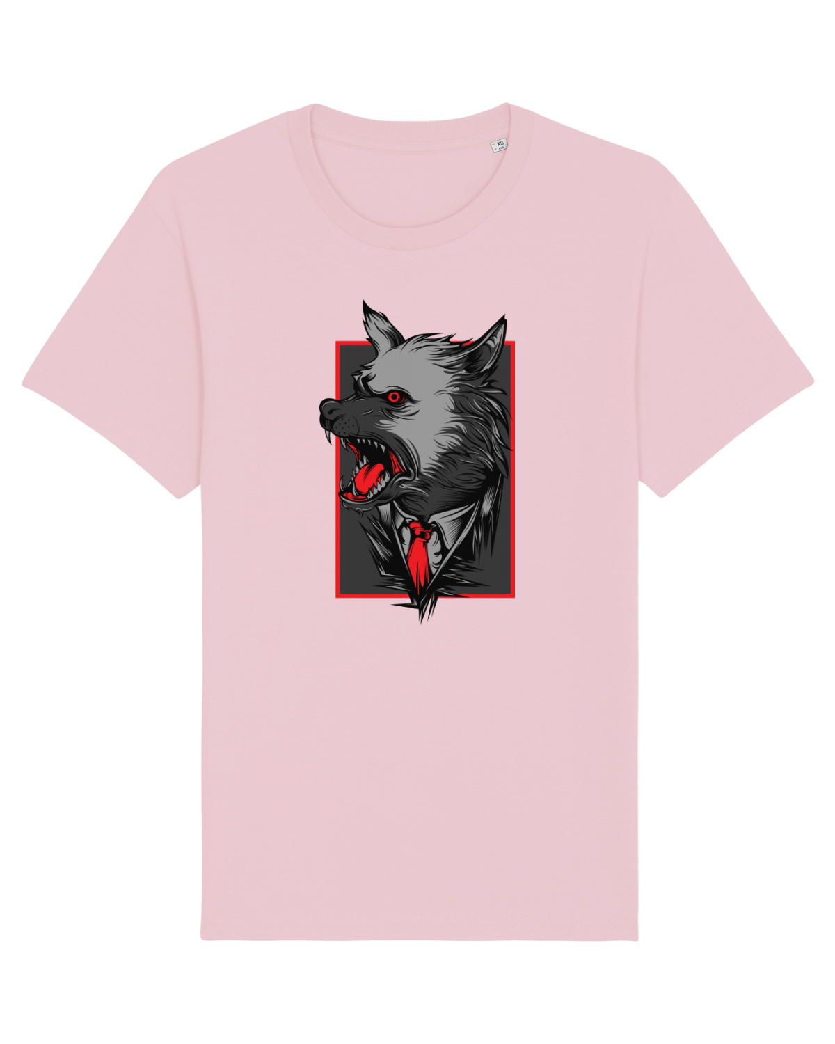 Tricou mânecă scurtă Unisex Rocker Cotton Pink