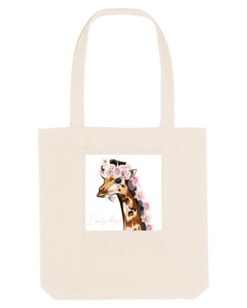 Giraffe with Roses Natural