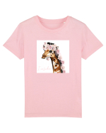 Giraffe with Roses Tricou mânecă scurtă  Copii Mini Creator