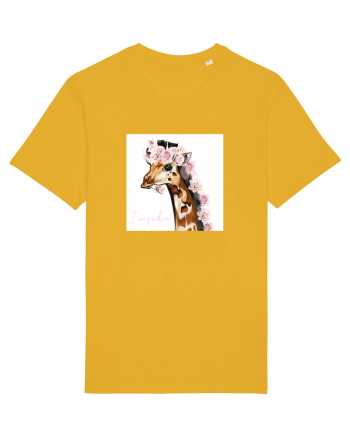 Giraffe with Roses Spectra Yellow
