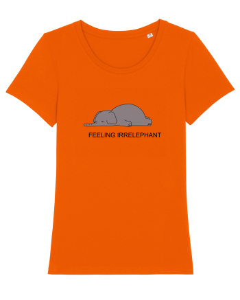 Feeling Irrelephant Bright Orange