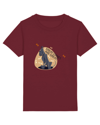 Great Danes Burgundy