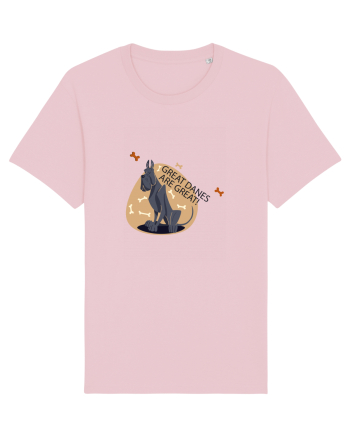 Great Danes Cotton Pink