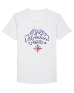 Adventure awaits Tricou mânecă scurtă guler larg Bărbat Skater
