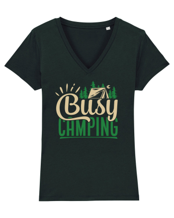 Busy camping Black