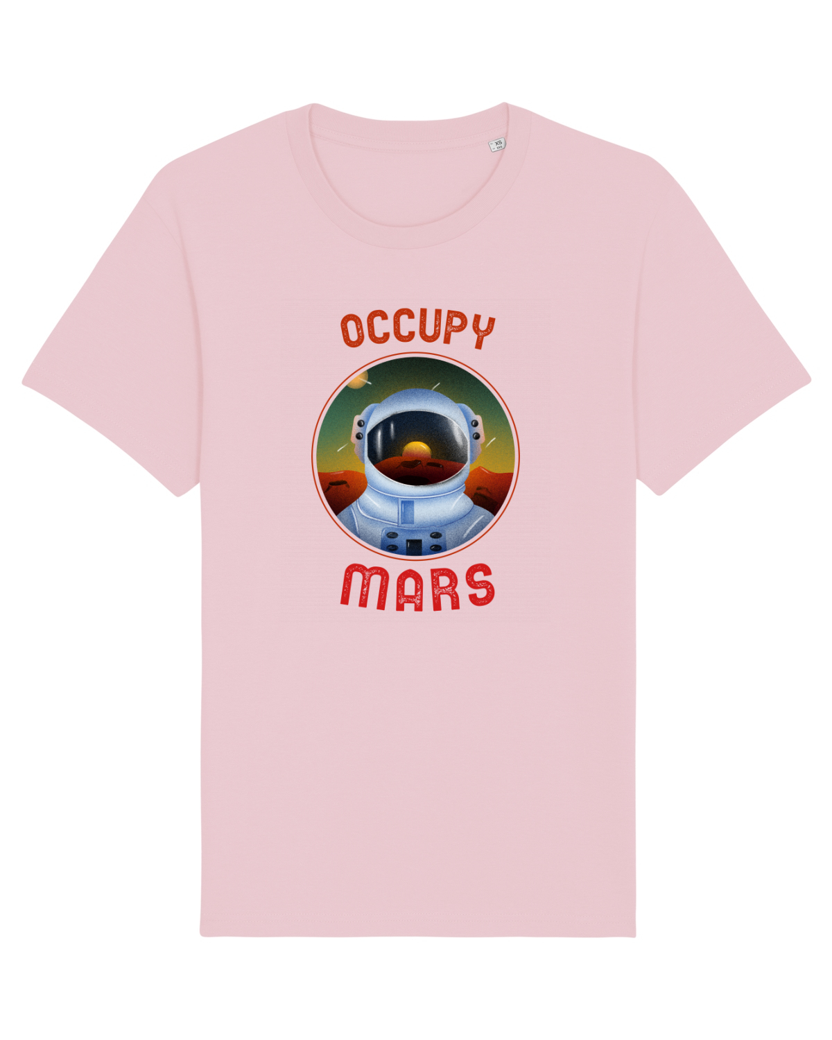 Tricou mânecă scurtă Unisex Rocker Cotton Pink