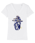 Gorilă Bonsai Tricou mânecă scurtă guler V Damă Evoker