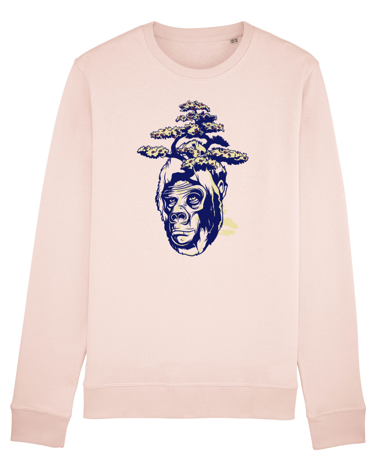 Bluză mânecă lungă Unisex Rise Candy Pink