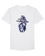 Gorilă Bonsai Tricou mânecă scurtă guler larg Bărbat Skater