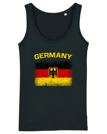 Germany vintage flag Black