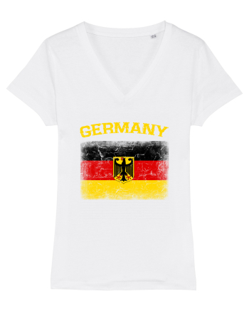 Germany vintage flag White