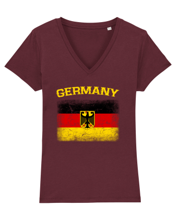Germany vintage flag Burgundy