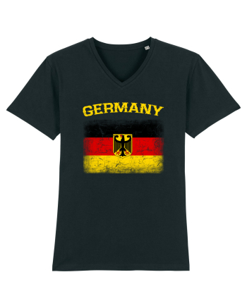 Germany vintage flag Black