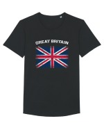 Great Britain Tricou mânecă scurtă guler larg Bărbat Skater