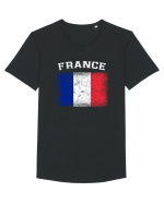 FRANCE Tricou mânecă scurtă guler larg Bărbat Skater