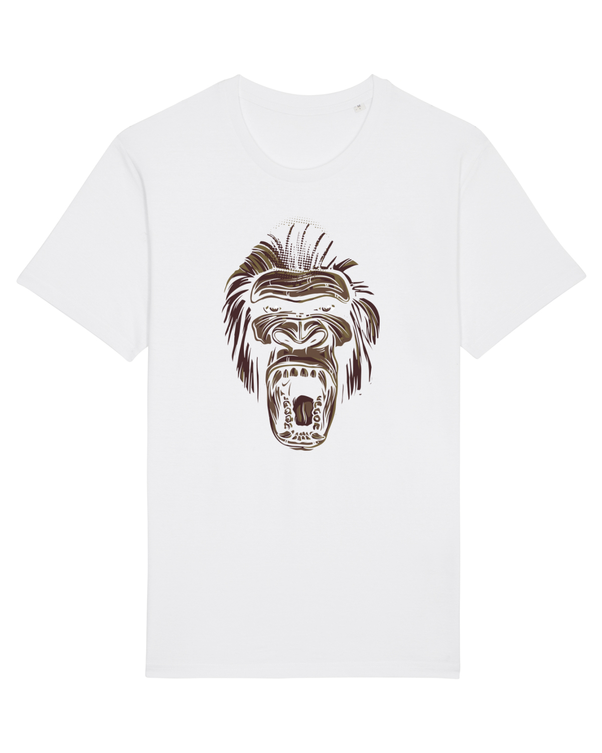 Tricou mânecă scurtă Unisex Rocker White