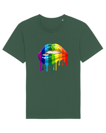 LGBT Lips Bottle Green