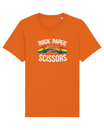 Rock Paper Scissors Bright Orange