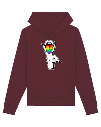 LGBT Mouth Burgundy