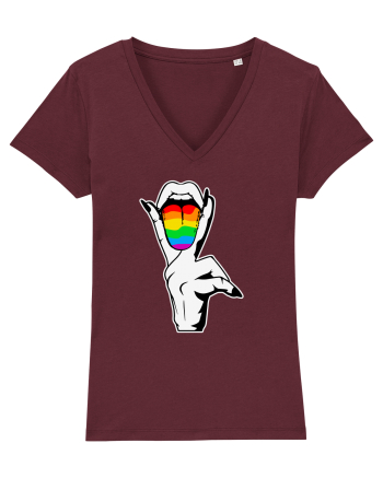 LGBT Mouth Burgundy