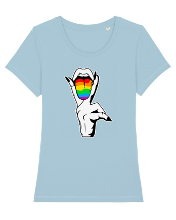 LGBT Mouth Sky Blue