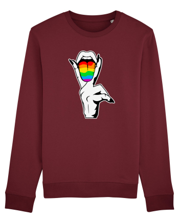 LGBT Mouth Burgundy