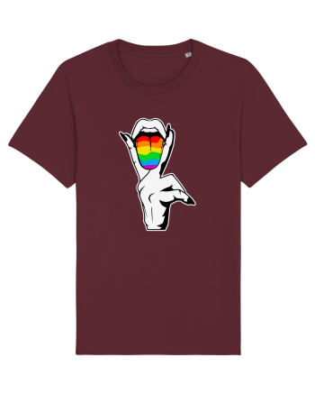 LGBT Mouth Burgundy