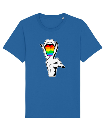LGBT Mouth Royal Blue