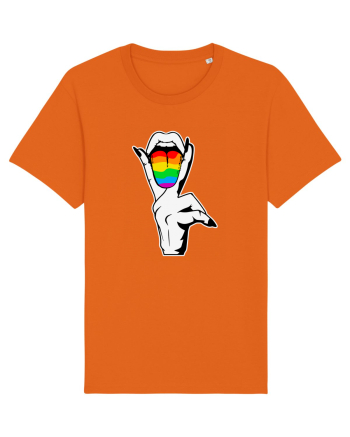 LGBT Mouth Bright Orange