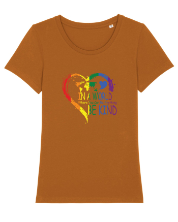 Be Kind LGBT Roasted Orange