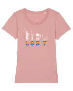 Liberty, Guns, Beer, Tits Tricou mânecă scurtă guler larg fitted Damă Expresser