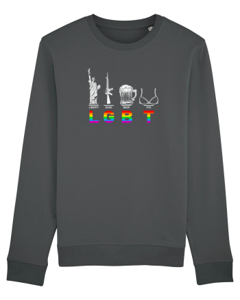 Liberty, Guns, Beer, Tits Anthracite