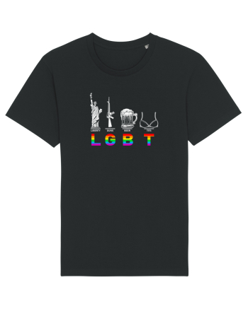 Liberty, Guns, Beer, Tits Black