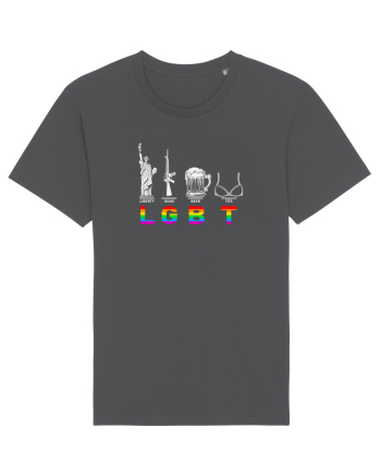 Liberty, Guns, Beer, Tits Anthracite