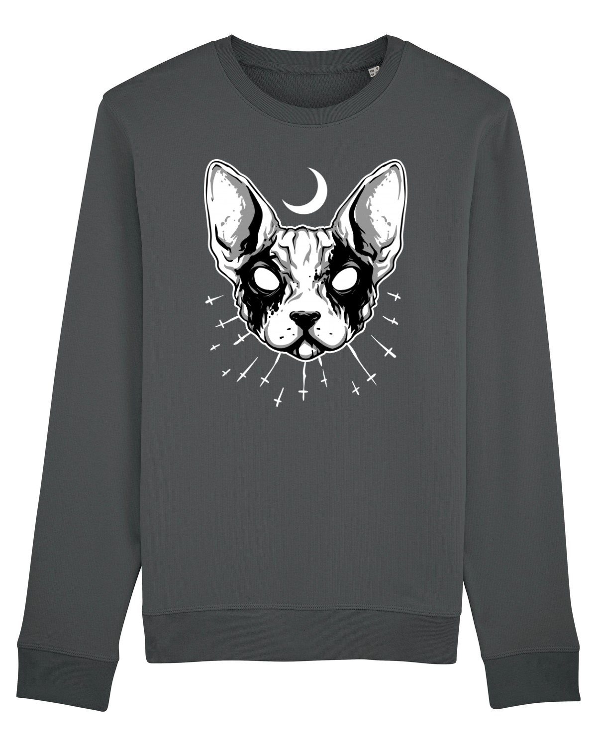 Bluză mânecă lungă Unisex Rise Anthracite
