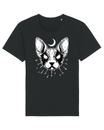 Pisică Sfinx Tricou mânecă scurtă Unisex Rocker