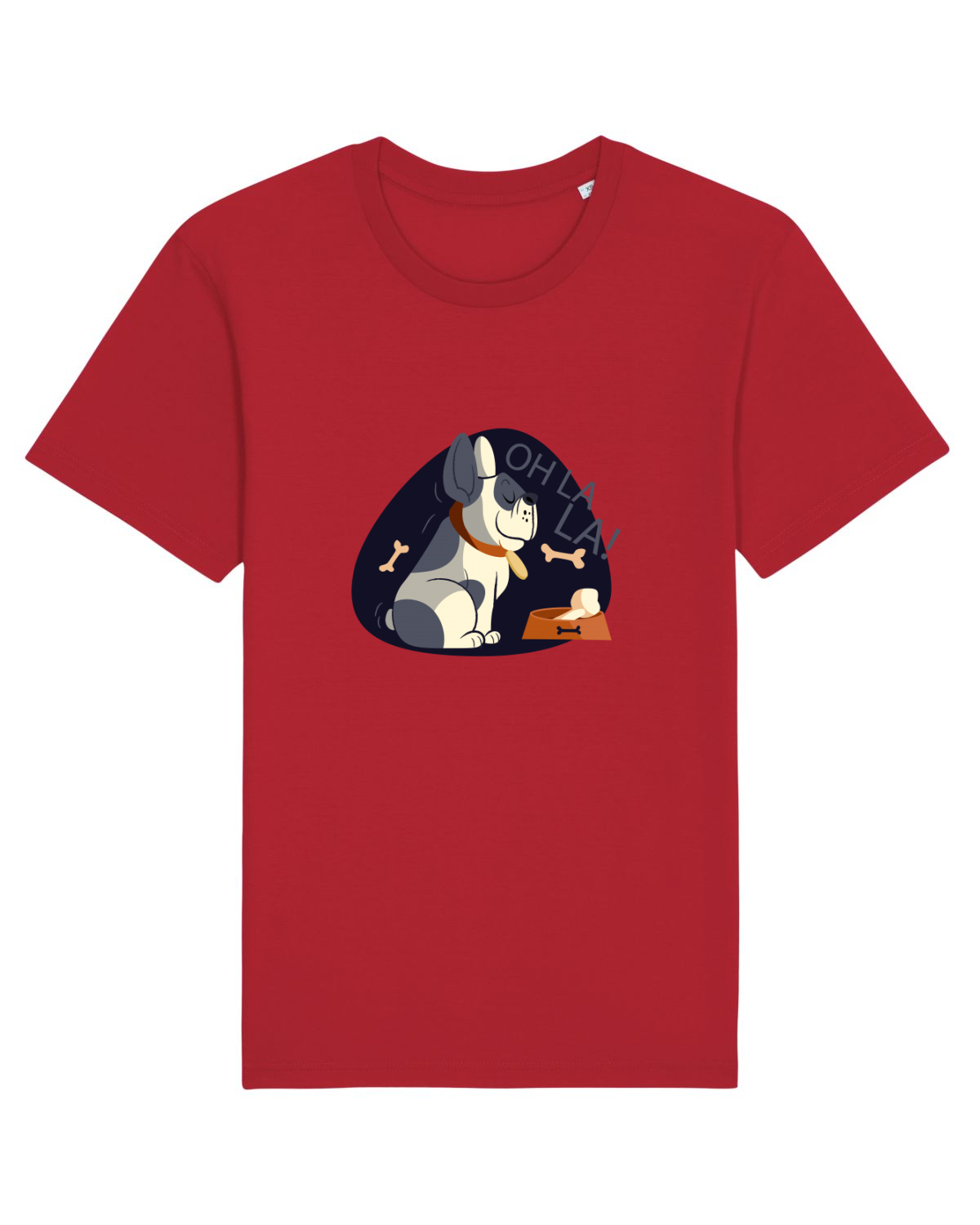 Tricou mânecă scurtă Unisex Rocker Red