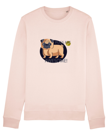 Pugs Are Awesome Candy Pink