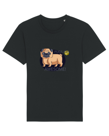 Pugs Are Awesome Black