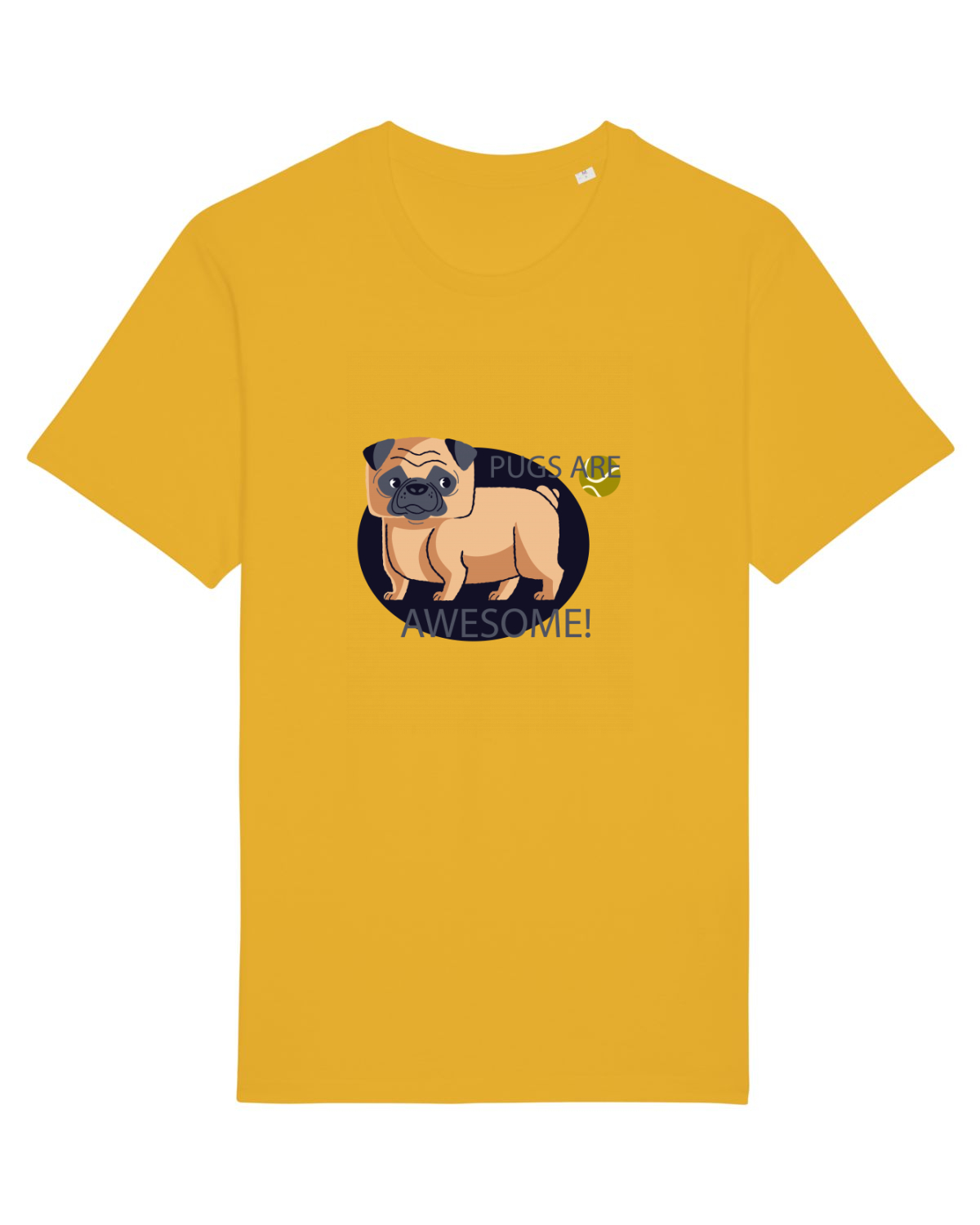 Tricou mânecă scurtă Unisex Rocker Spectra Yellow
